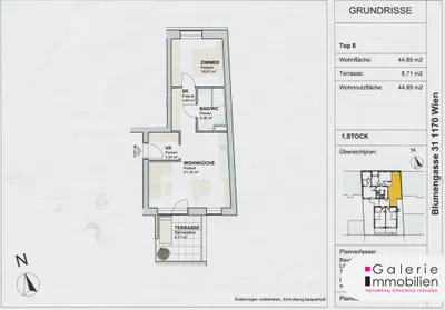 2-Zimmer-Wohnung kaufen in Wien – 44,89 m², € 382.954 – Bild 5 von 5