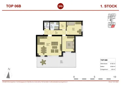 3-Zimmer-Wohnung mieten in Bruck an der Leitha – 67,9 m², € 1.357 – Bild 21 von 21