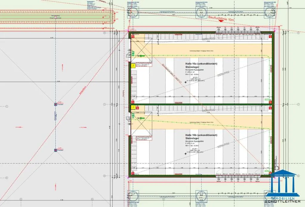 NEUBAU-Halle(n) mit ca. 6,5 m Höhe und bester Infrastruktur - Ansicht 3