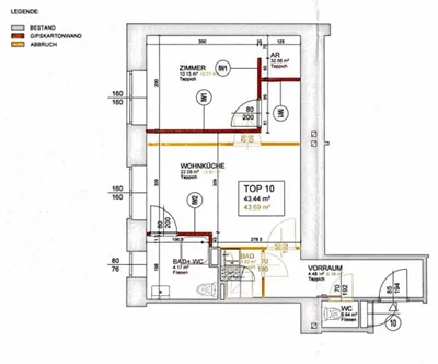 2-Zimmer-Wohnung kaufen in Wien – 45 m², € 168.900 – Bild 6 von 6