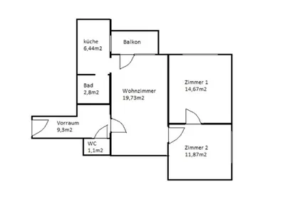 3-Zimmer-Wohnung kaufen in Graz – 66 m², € 149.000 – Bild 10 von 10