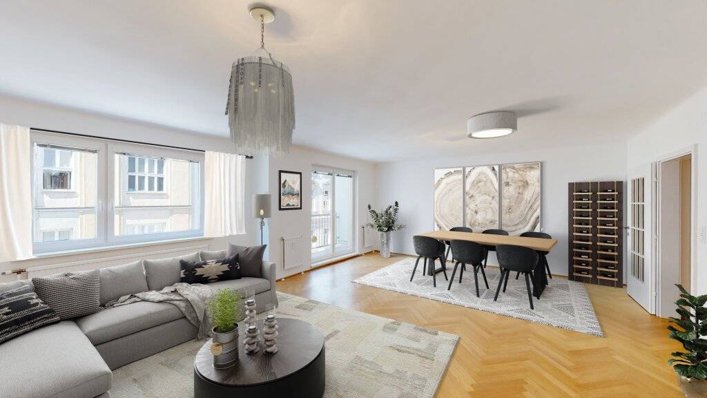 Sanierte 4-Zimmer Wohnung | 2 Bäder/WCs | Nähe WKO und Palais Schönburg | hoher Wohnkomfort, Wien