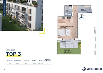 1-Zimmer-Wohnung kaufen in Vöcklabruck – 42 m², € 175.700 – Bild 14 von 14