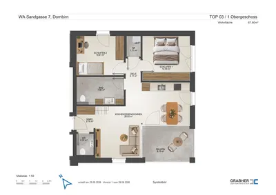 3-Zimmer-Wohnung kaufen in Dornbirn – 67,6 m², € 488.500 – Bild 6 von 6