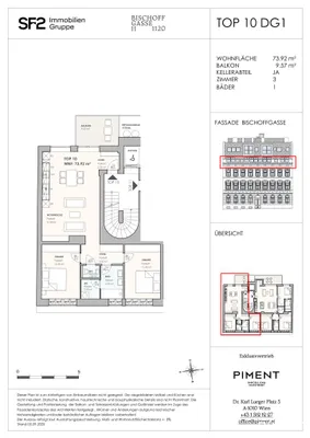 3-Zimmer-Wohnung kaufen in Wien – 73,92 m², € 649.000 – Bild 14 von 14