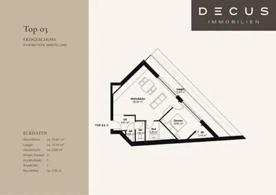 2-Zimmer-Wohnung kaufen in Wien – 53,67 m², € 389.000 – Bild 8 von 8