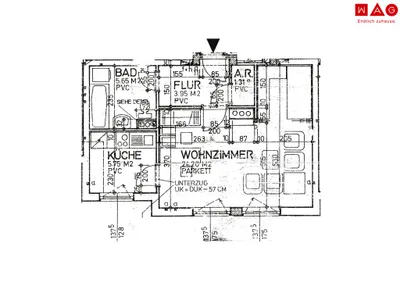 1-Zimmer-Wohnung mieten in Linz – 40,86 m², € 532 – Bild 3 von 3