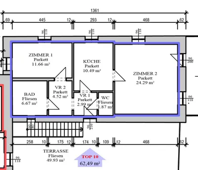 4-Zimmer-Wohnung kaufen in Bruck-Mürzzuschlag – 87 m², € 115.000 – Bild 13 von 15