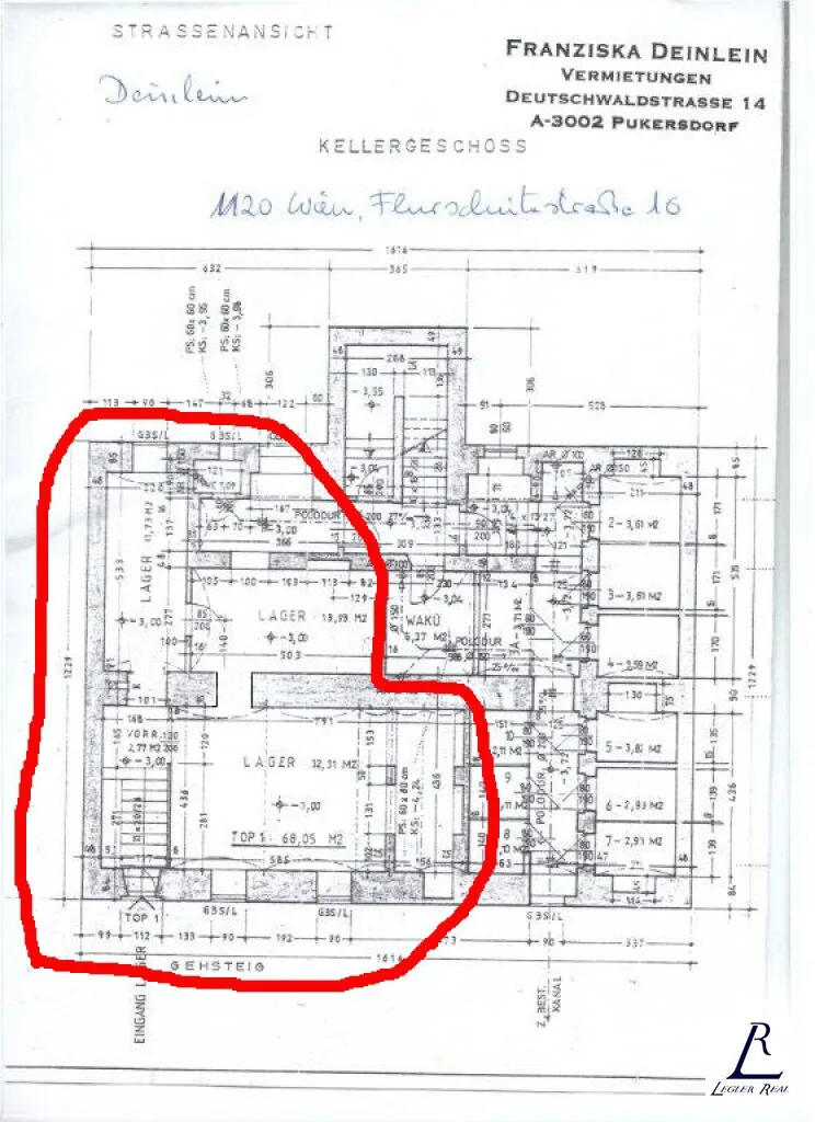 SOUTERRAIN LAGER 68qm - Ansicht 3
