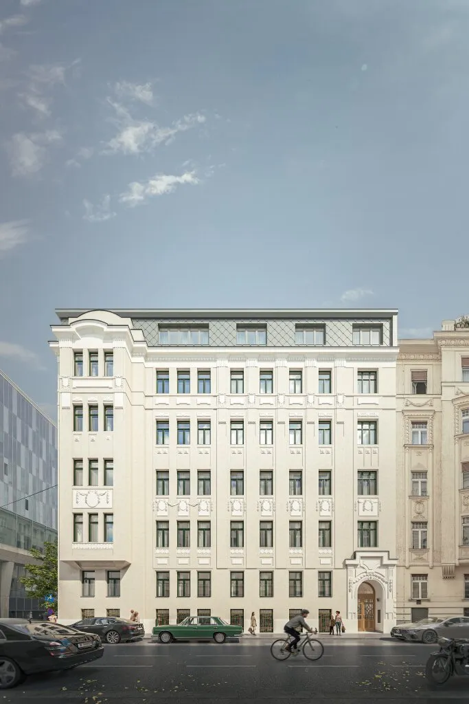 Stilvolle 6-Zimmer-Wohnung im klassischen Wiener Stil mit Terrassen - ANDEA Parkside Residences - Ansicht 2