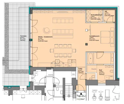 2-Zimmer-Wohnung mieten in Graz – 112,58 m², € 1.942 – Bild 5 von 11