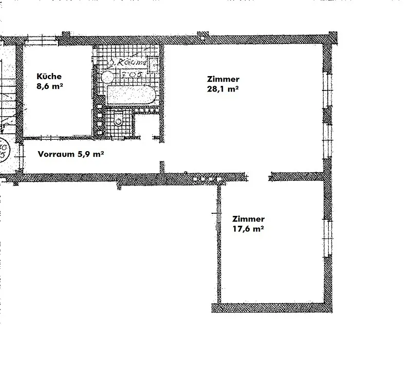 Tolle 2-Zimmer-Wohnung mit Küche in Bruck zu vermieten - geförderte Miete - 2 Zimmer - Ansicht 2
