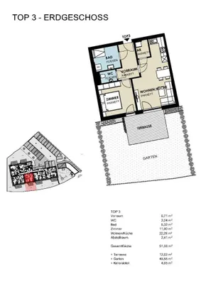 2-Zimmer-Wohnung kaufen in Zell am See – 51,66 m², € 258.361 – Bild 3 von 3