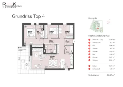 4-Zimmer-Wohnung kaufen in Salzburg-Umgebung – 94,63 m², € 651.000 – Bild 8 von 8