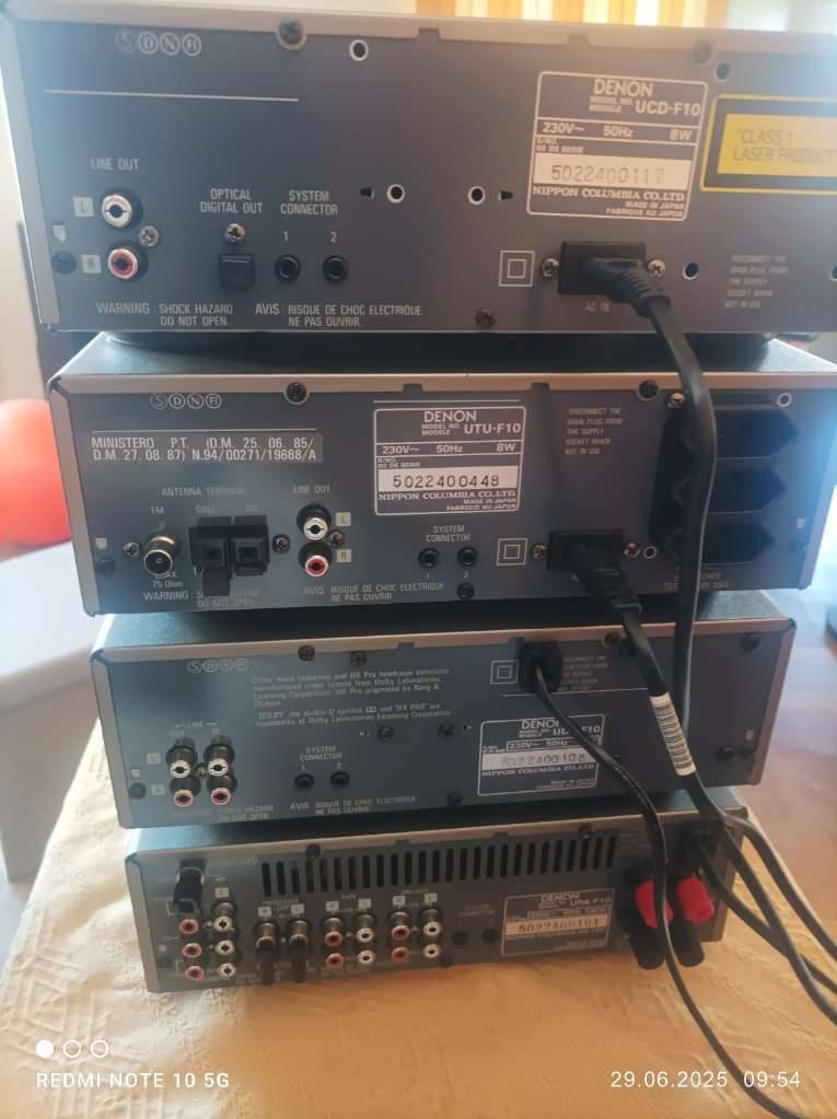 Denon UPA-F10 , UDR-F10, UTU-F10, UCD-F10 Komplettset m. AC-181