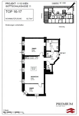 3-Zimmer-Wohnung kaufen in Wien – 82,73 m², € 319.000 – Bild 22 von 23