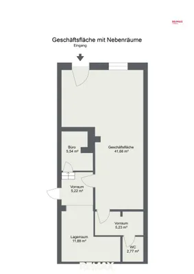 Gewerbeimmobilie mieten in Leoben – 72,3 m², € 617 – Bild 7 von 7