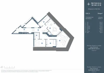 5-Zimmer-Wohnung kaufen in Wien – 208,96 m², € 1.249.000 – Bild 23 von 24