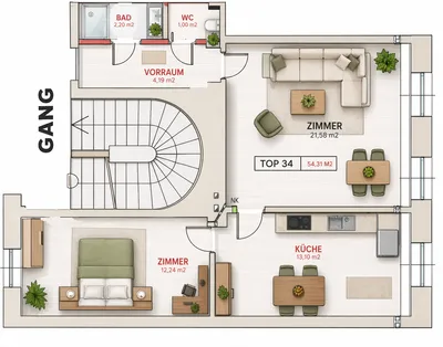 Wohnung kaufen in Wien – 54,31 m², € 150.000 – Bild 18 von 18