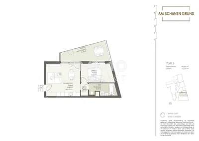 2-Zimmer-Wohnung kaufen in Wien – 46,69 m², € 270.800 – Bild 8 von 9
