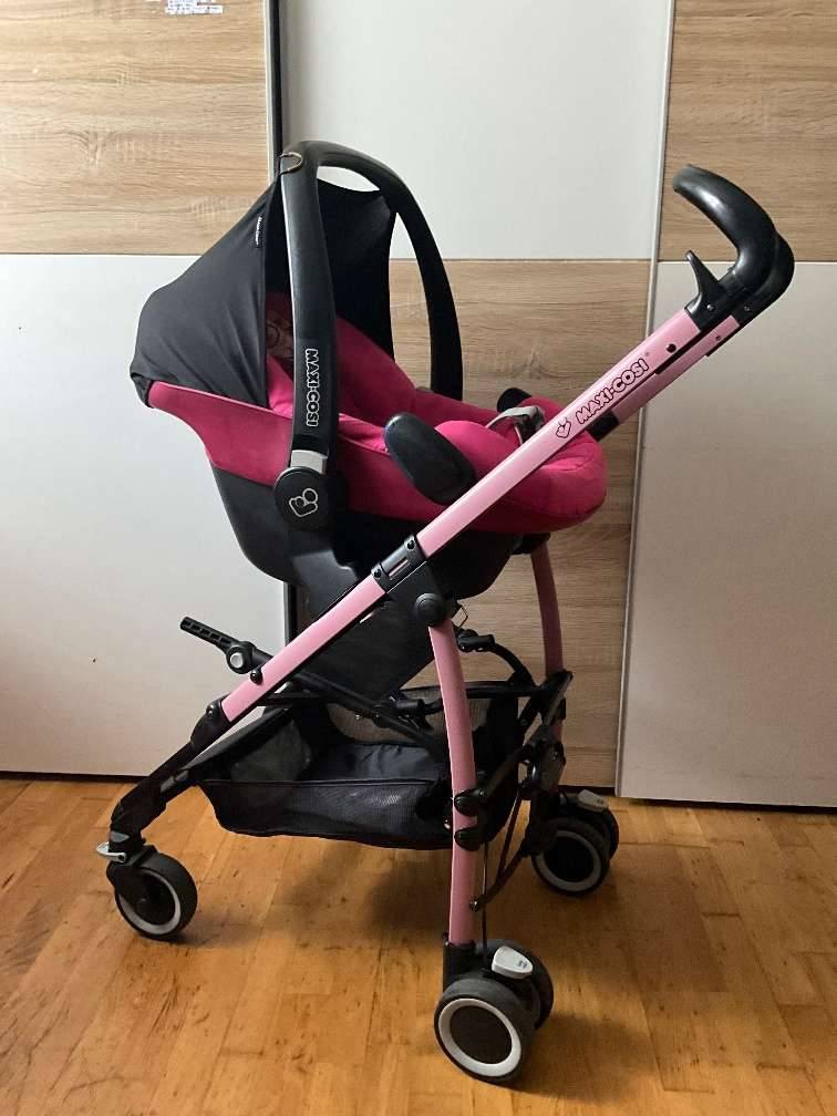 Toller Reise/ Urlaub Set! Kinderwagen/ Buggy Gestell inkl Einkaufskorb,  Adapter und Babyschale/ Autositz frs Auto,  79,- (1100 Wien) - willhaben