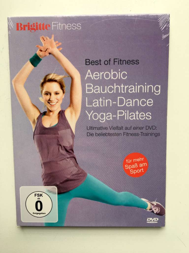 DVD Brigitte Best of Fitness Fatburn Bodyshape Das gro e Workout Aerobic Bauchtrainng Latin Dance Yoga Pilates