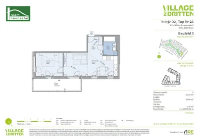 2-Zimmer-Wohnung mieten in Wien – 51,23 m², € 1.229 – Bild 21 von 21