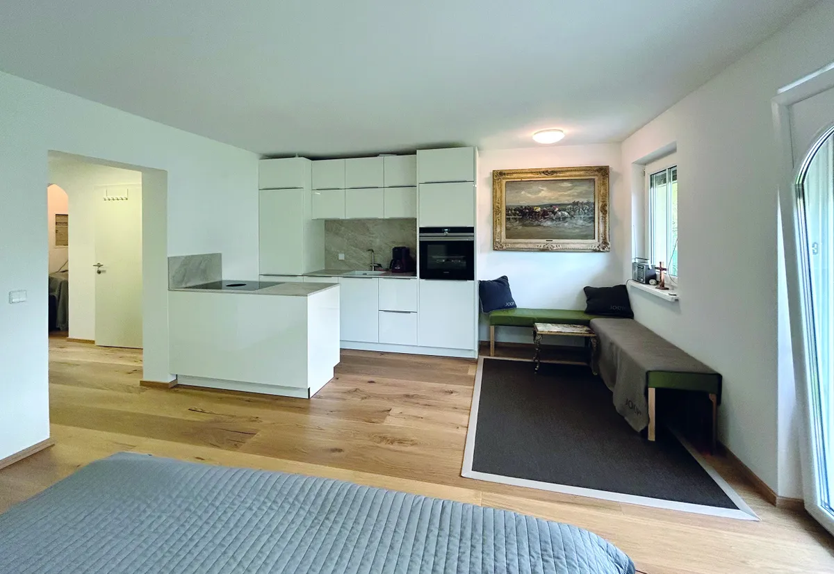 Neuwertige 1-Zimmer-Gartenwohnung in Alt-Liefering inkl. Parkplatz - Ansicht 3