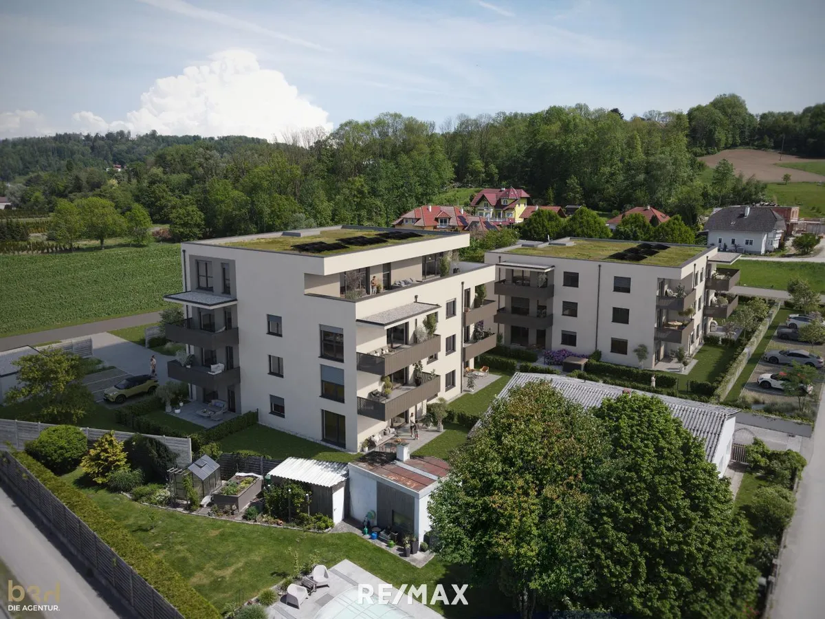 Smart geschnitte 3-Zimmer-Wohnung mit privatem Garten - Ansicht 2
