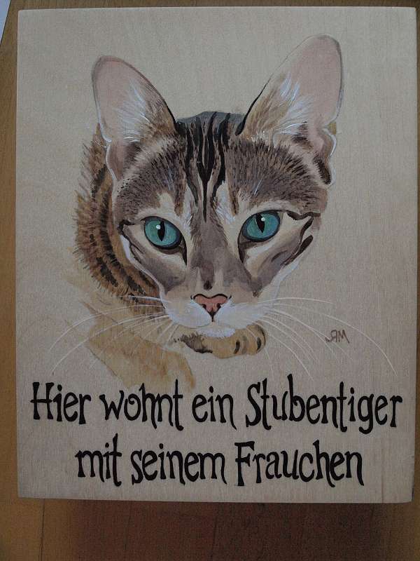 Ich Male Dein Haustier Auf Deine Katzen Tafel Schild Perfektes Geschenk 29 93 Geras Willhaben