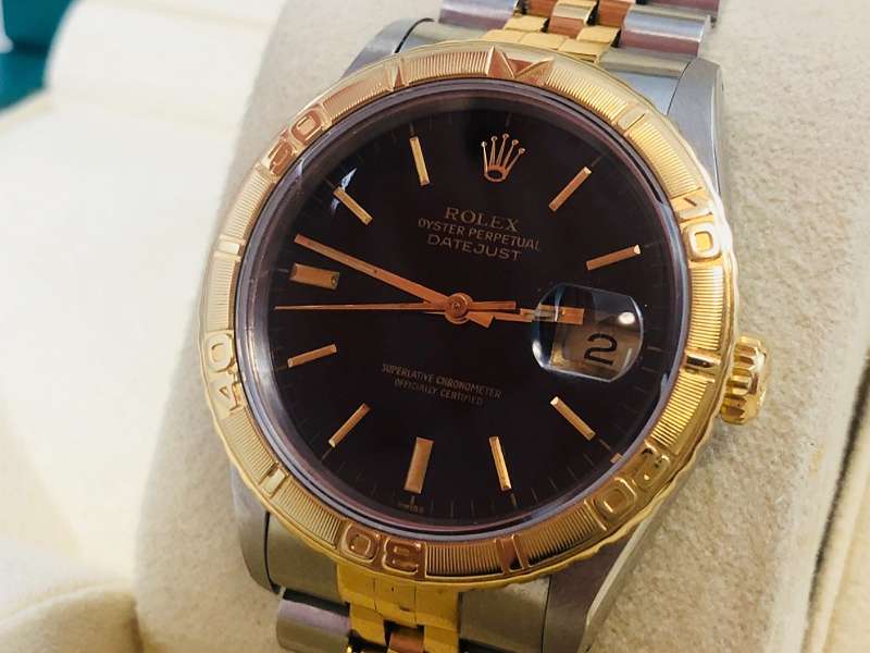 (Verkauft)ROLEX DATEJUST TURNOGRAPH 36mm IN