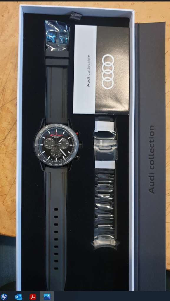 Audi Sport Chronograph Herren Schwarz, € 349,- (1100 Wien) - willhaben