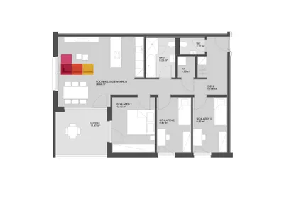 4-Zimmer-Wohnung kaufen in Dornbirn – 84,15 m², € 604.000 – Bild 14 von 14