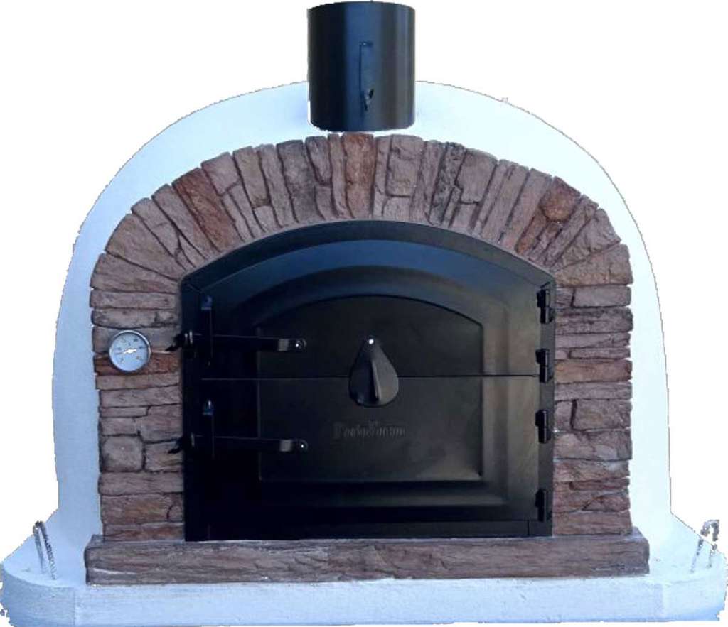 Pizzaofen, holzbefeuerter Steinofen, Holzbackofen, Brotbackofen ...