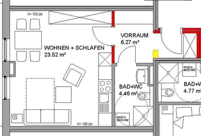 1-Zimmer-Wohnung mieten in Murau – 34,24 m², € 293 – Bild 9 von 9