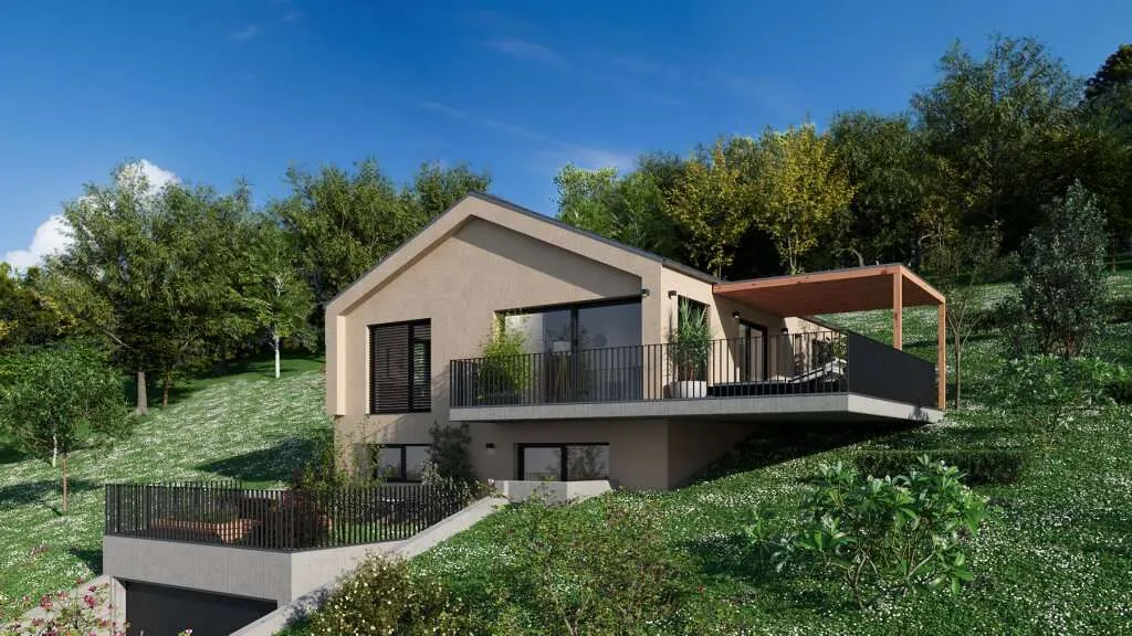 Ideales Grundstück für Einfamilienhäuser mit wunderschönen Weitblick nahe des Grazer Stadtrands am Kaiserbergs in Lannach – pohled 3