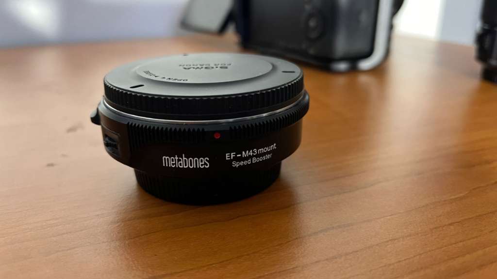 metabones EF-M43mount speed booster - レンズ(単焦点)