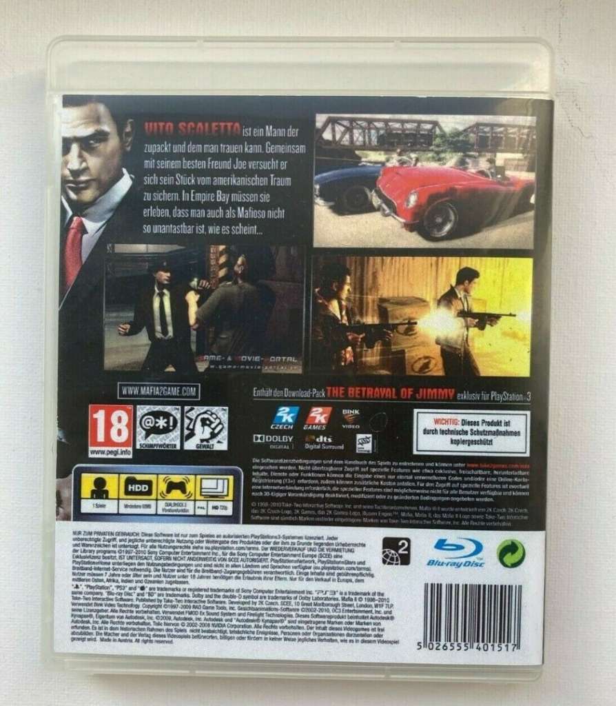 Mafia II PlayStation 3 gebraucht kaufen