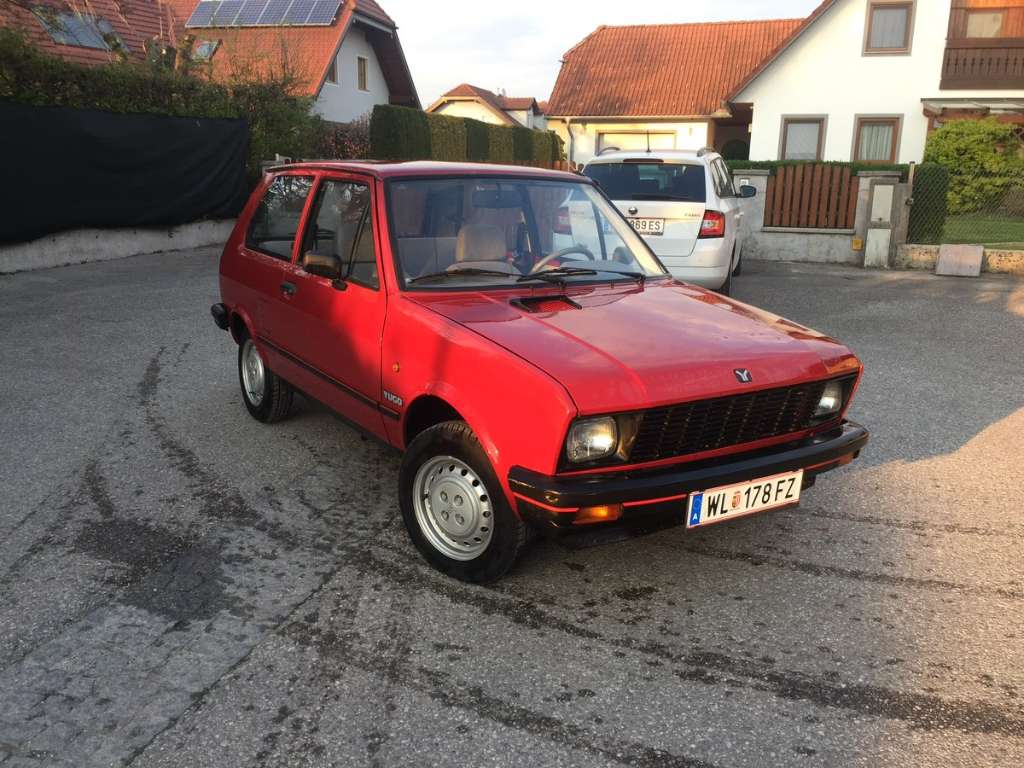 Zastava Yugo 45, Österreichische Papiere Klein- Kompaktwagen, 1992, 41.000  km, € 4.200,- - willhaben