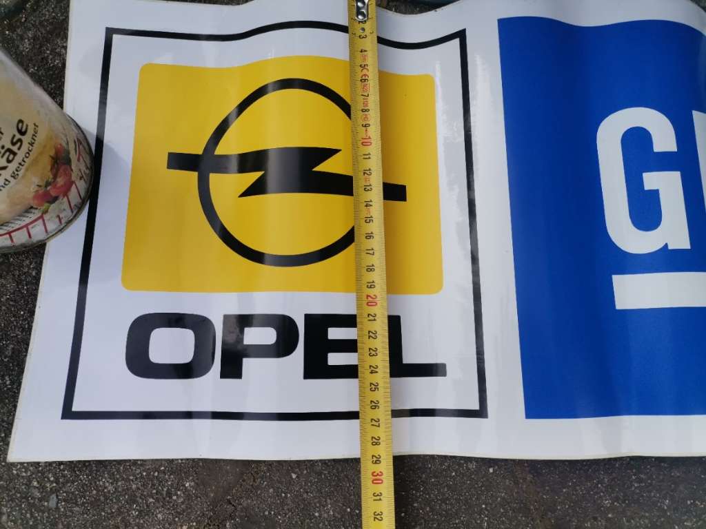 Opel Aufkleber Opel GM original Vertragshändler Aufkleber
