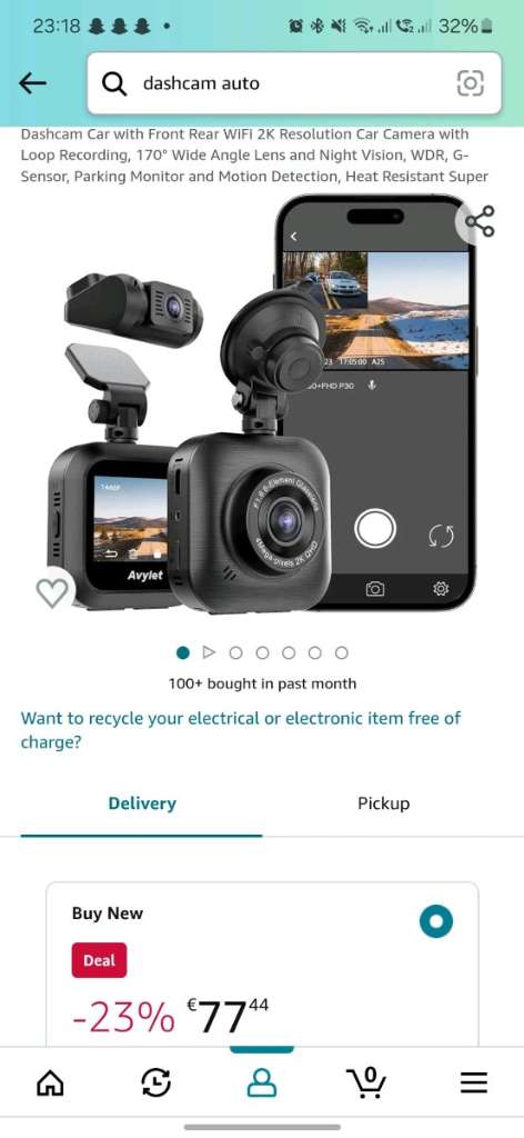 Auto Dashcam Kamera Vorne und hinten, € 55,- (8074 Grambach) - willhaben