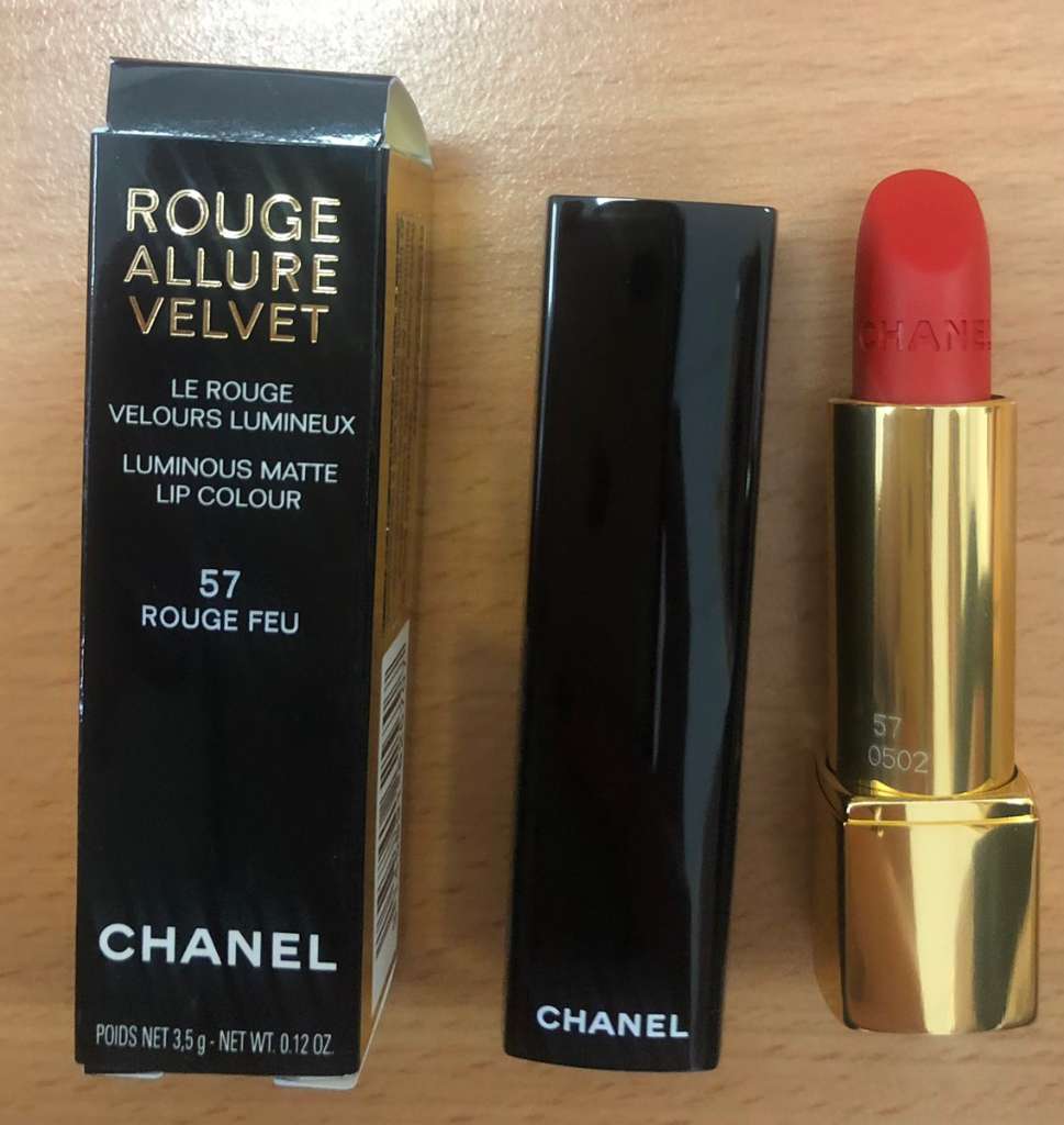 Chanel Rouge Allure Velvet 57 Rouge Feu 3,5 Gr