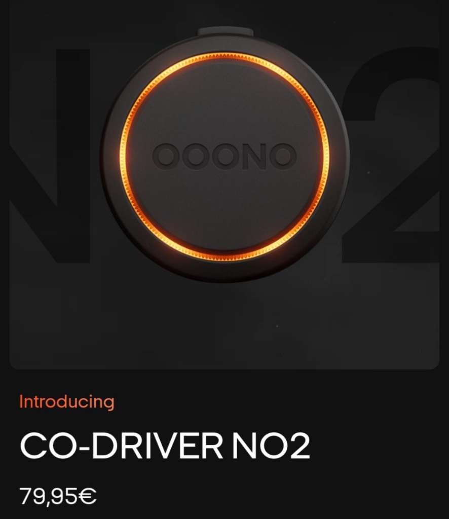 Ooono Co-Driver NO2 Radarwarner, € 69,- (8212 Pischelsdorf in der