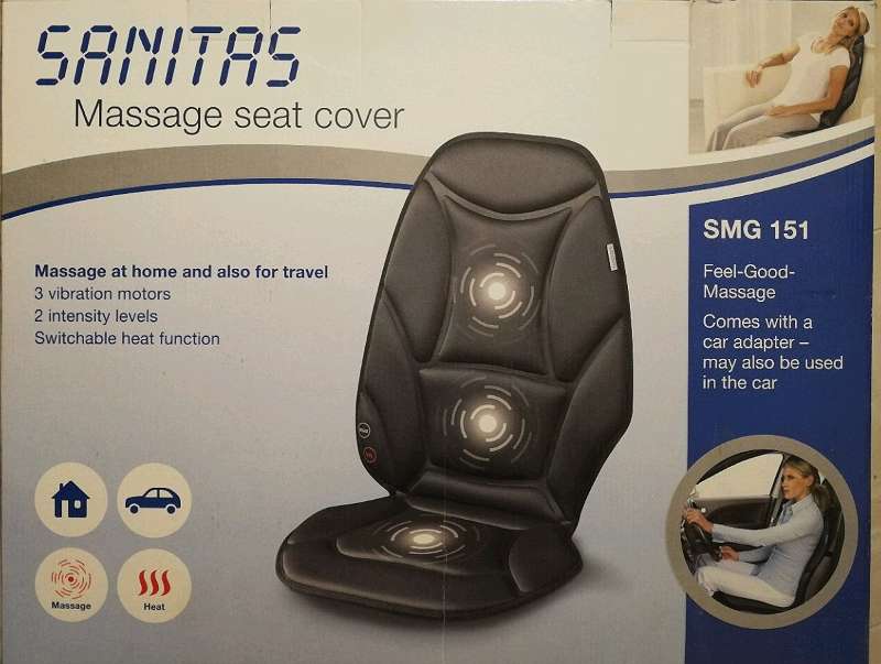 Sanitas Massage-Sitzauflagen / Auto-Sitzauflage, € 25,- (2625 Schwarzau am  Steinfeld) - willhaben