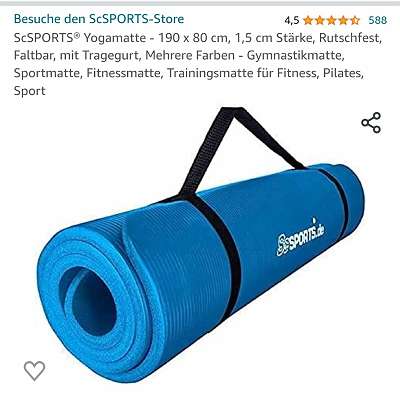 ScSPORTS® Bodenschutzmatte Bodenmatte Bodenschutzmatte Unterlegmatte für  Fitnessgeräte
