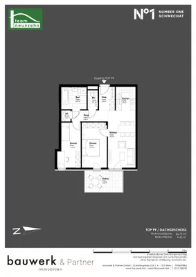 Immobilie kaufen in Bruck an der Leitha – 66,7 m², € 476.100 – Bild 15 von 15
