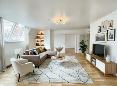 UNBEFRISTET: Top-Lage beim Stephansplatz: Moderne, klimatisierte Dachgeschoßwohnung im stilvollen Haus / Prime location near Stephansplatz: a modern, air-conditioned penthouse flat in a stylish buil