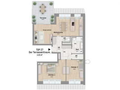 3-Zimmer-Wohnung kaufen in Wien – 109,74 m², € 899.900 – Bild 3 von 6