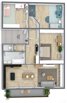 4-Zimmer-Wohnung kaufen in Graz-Umgebung – 123,26 m², € 418.000 – Bild 2 von 2