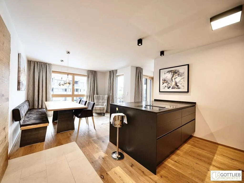 Bestlage Pinzgau mit ca. 6% Rendite! 3-Zimmer-Wohnung mit Südterrasse sowie beheiztem Aussenpool - Ansicht 3